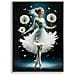 Dipinto Su Tela Dancing A Ballerina Con Tarassachi, 72x102 Cm - Foto miniatura 1