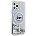 Custodia Magsafe Karl Lagerfeld Liquid Glitter Choupette Per Iphone 12 / 12 Pro - Trasparente - Foto miniatura 1