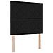 Letto con contenitore LED e materasso Nero 100 x 200 cm Tessuto - Foto miniatura 5