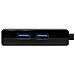 Adattatore USB 3.0 a Ethernet Gigabit con Hub USB a 2 porte incorporato - Foto miniatura 3