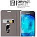 Custodia Compatibile Con Samsung Galaxy Xcover 3 In Blu Scuro Nero - Coperchio Protettiva Con Chiusura Magnetica, Funzione Stand E Tasca Per Le Carte - Foto miniatura 6