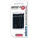 Gripper 3 Shaft, Set Di Impugnature Per Freccette, Nero (schwarz - Schwarz), S - Foto miniatura 1