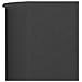 Paravento A 3 Pannelli In Tessuto 400x80 Cm Antracite - Foto miniatura 4