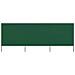 Paravento A 3 Pannelli In Tessuto 400x80 Cm Verde - Foto miniatura 1