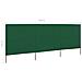 Paravento A 3 Pannelli In Tessuto 400x80 Cm Verde - Foto miniatura 4