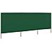 Paravento A 3 Pannelli In Tessuto 400x80 Cm Verde - Foto miniatura 5