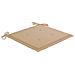Cuscini per Sedie da Giardino 6 pz Beige 50x50x4 cm in Tessuto - Foto miniatura 2