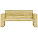 Panca Giardino e Cuscini Antracite 179cm Legno Pino Impregnato - Foto miniatura 4