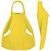 EDGE, Training fins, Giallo, M, Silicone, Giallo, Silicone - Foto miniatura 1