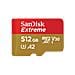 EXTREME MICROSDXC 512GB+SD ADAPATER 190MB / S 130MB / S A2 C10 - Foto miniatura 1