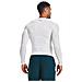 Heatgear Long Sleeve 1361524-100, Uomini, Bianca, L - Foto miniatura 4