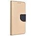 Maxy Custodia Book Orizzontale Silicone Case Per Samsung Galaxy A03s A037 Gold-black - Foto miniatura 1