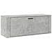 Scarpiera A Muro Grigio Cemento100x35x38cm In Legno Multistrato - Foto miniatura 2