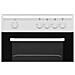 Cuisinière à Gaz Nikkei SN554WE - 4 Brûleurs, Four Électrique A, Gril, 48L - Blanc, Dimensions 86x50x50 Cm