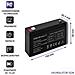 Batteria Qoltec 53072 Agm | 6v | 7.2 Ah - Foto miniatura 5