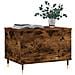 Tavolino Da Salotto Rovere Fumo 60x44,5x45 Cm Legno Multistrato - Foto miniatura 3