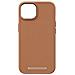 Cover Per Iphone 14 In Vera Pelle, Marrone Chiaro - Foto miniatura 1