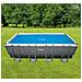 Copertura Solare Per Piscina Blu 538x253 Cm In Polietilene - Foto miniatura 3