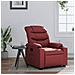 Poltrona Reclinabile Rosso Vino In Similpelle - Foto miniatura 8