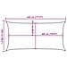 Vela Parasole 160 G /m² Rettangolare Sabbia 2,5x4,5 M In Hdpe - Foto miniatura 2