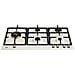 Piano Cottura P905LHERAC a Gas 5 Fuochi Gas Colore Bianco - Foto miniatura 1