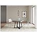 Tavolo allungabile 90x90/194 cm Abbraccio cemento gambe antracite - Foto miniatura 2