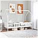 Giroletto Casetta Bambini Bianco 80x200 Cm Legno Massello Pino - Foto miniatura 1