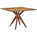 Tavolo Da Giardino Quadrato 110x110x75 Cm Legno Massello Acacia - Foto miniatura 2