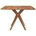 Tavolo Da Giardino Quadrato 110x110x75 Cm Legno Massello Acacia - Foto miniatura 3