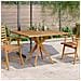 Tavolo Da Giardino Quadrato 110x110x75 Cm Legno Massello Acacia - Foto miniatura 1