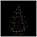 Albero Di Natale Decorativo In Metallo Nero 140 Cm - Foto miniatura 1