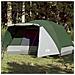 Tenda da Campeggio con Portico per 4 Persone Verde Impermeabile - Foto miniatura 2