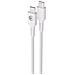 Cavo Intrecciato Da Usb-c A Usb-c 2m 5a Pd 100w Ultra Resistente, Bianco - Foto miniatura 2