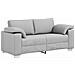 Divano Loveseat  Grigio Nuvola 140 cm in Tessuto - Foto miniatura 1