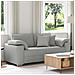 Divano Loveseat  Grigio Nuvola 140 cm in Tessuto - Foto miniatura 2