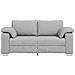 Divano Loveseat  Grigio Nuvola 140 cm in Tessuto - Foto miniatura 4