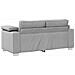 Divano Loveseat  Grigio Nuvola 140 cm in Tessuto - Foto miniatura 6