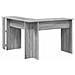 Scrivania Angolare Grigia Grigio Sonoma MDF Standard - Foto miniatura 7
