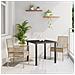 Sedie da Giardino  2 pz con Cuscini Beige in Polyrattan - Foto miniatura 2