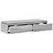 Cassetti per letto  Grigio Sonoma 90x36,5x16,5 cm in legno ingegnerizzato - Foto miniatura 3