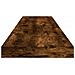 Mensole Parete 4pz Rovere Fumo 100x10x1,5 cm Legno Multistrato - Foto miniatura 5