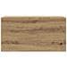 Mobiletto da Bagno Rovere Artigianale 80x25x40 cm in Truciolato - Foto miniatura 5