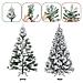 Albero Di Natale Innevato Bianco Winter Palace Foltissimo 150cm 550 Rami Innesto - Foto miniatura 3