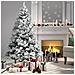 Albero Di Natale Innevato Bianco Winter Palace Foltissimo 150cm 550 Rami Innesto - Foto miniatura 5