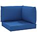 Cuscini per Pallet 3 pz Blu in Tessuto Oxford - Foto miniatura 1