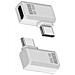 Adattatore Usb-c Femmina A Maschio Laterale 240w 80gbps - Confezione Da 2 White - Foto miniatura 1