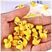 100 Pezzi Charms Anatra Gialla In Resina, Accessori Per Artigianato Fai Da Te - Foto miniatura 6
