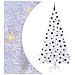 Albero di Natale artificiale Bianco 210 cm PVC e Acciaio - Foto miniatura 1