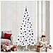 Albero di Natale artificiale Bianco 210 cm PVC e Acciaio - Foto miniatura 2