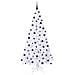 Albero di Natale artificiale Bianco 210 cm PVC e Acciaio - Foto miniatura 4